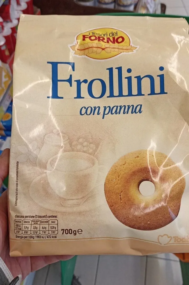 Frollini con panna