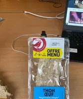 Sandwich thon œuf mayonnaise allégée
