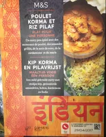 Poulet Korma & Riz Pilaf