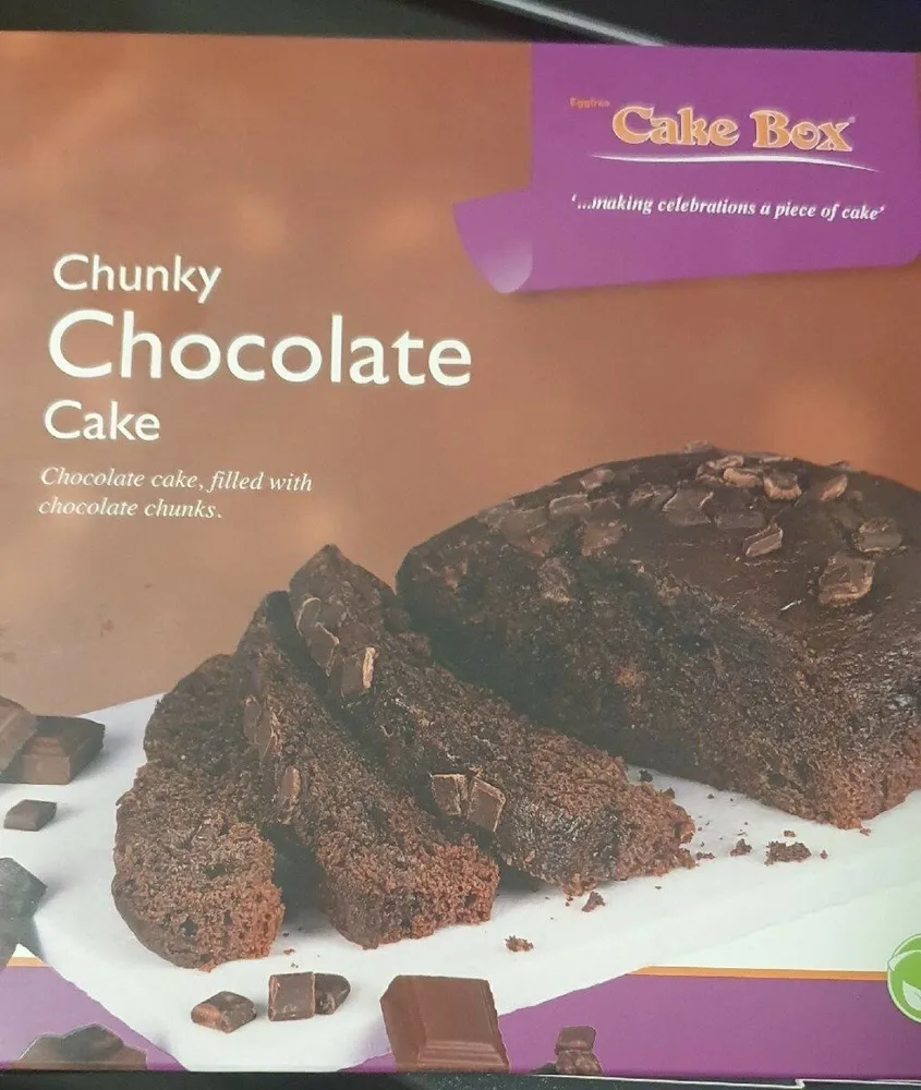 Chunky chocolate cake