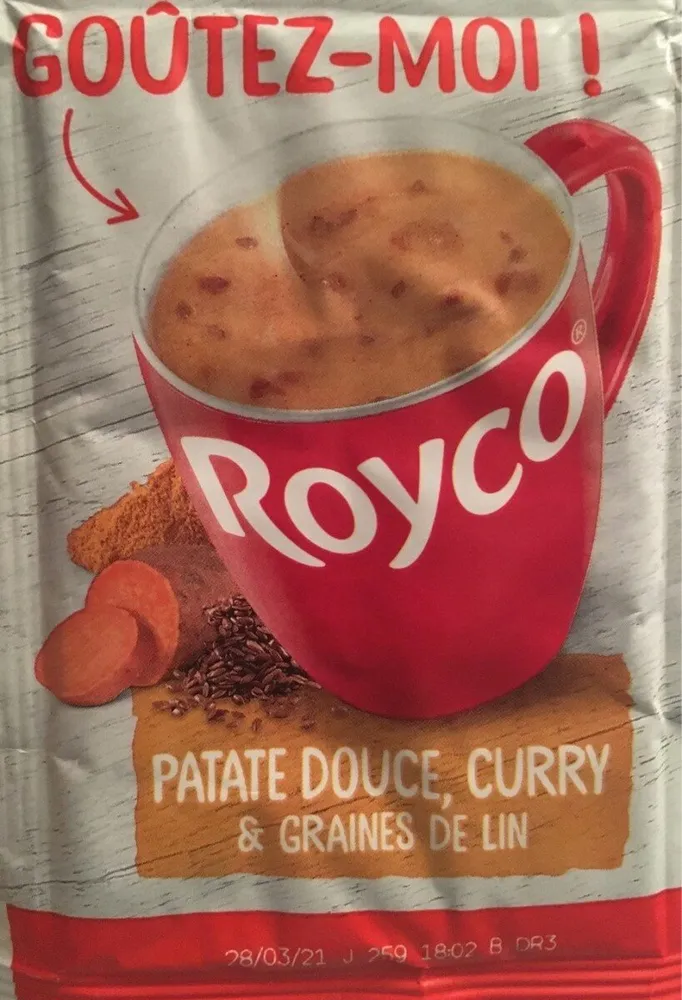 Royco Patate douce curry graines de lin