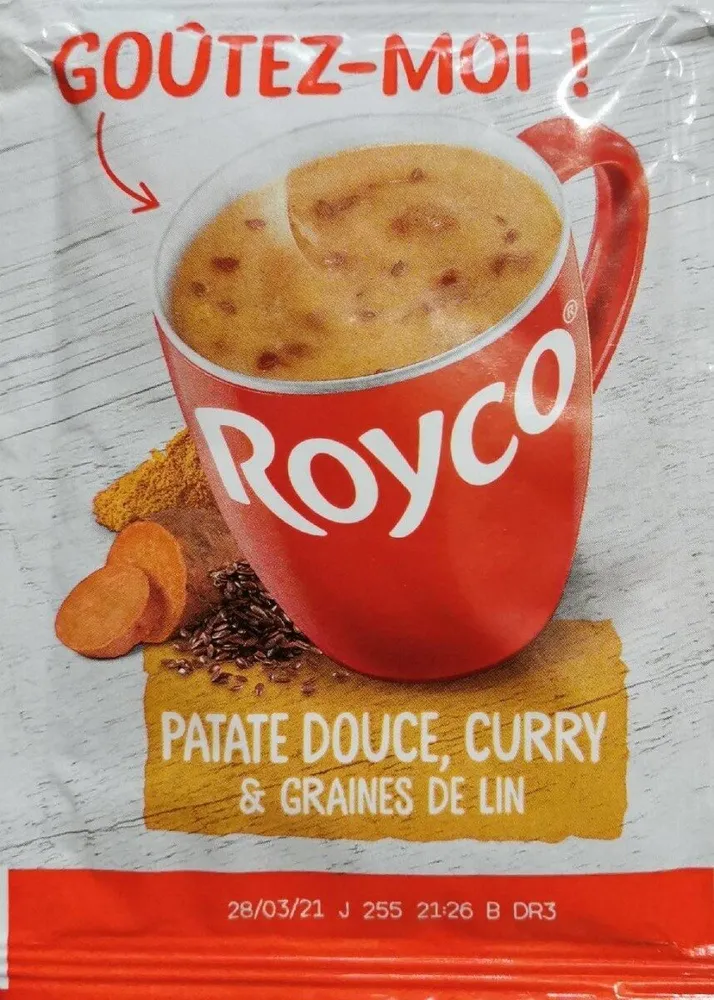 Royco patate douce curry grain de lin