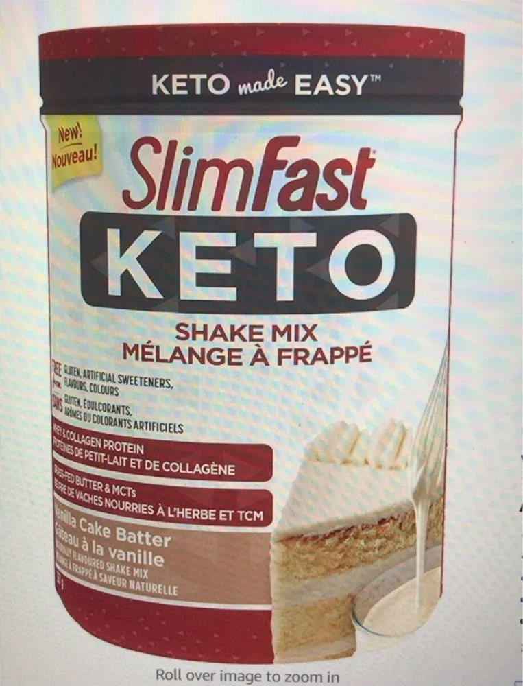 Keto shake mix with whey and collagen protein