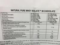 Proteina 90% natural con stevia
