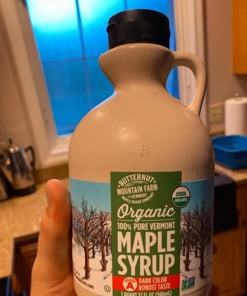 Organic Vermont Maple Syrup Grade A Dark Color Robust Taste