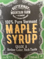100% pure vermont maple syrup