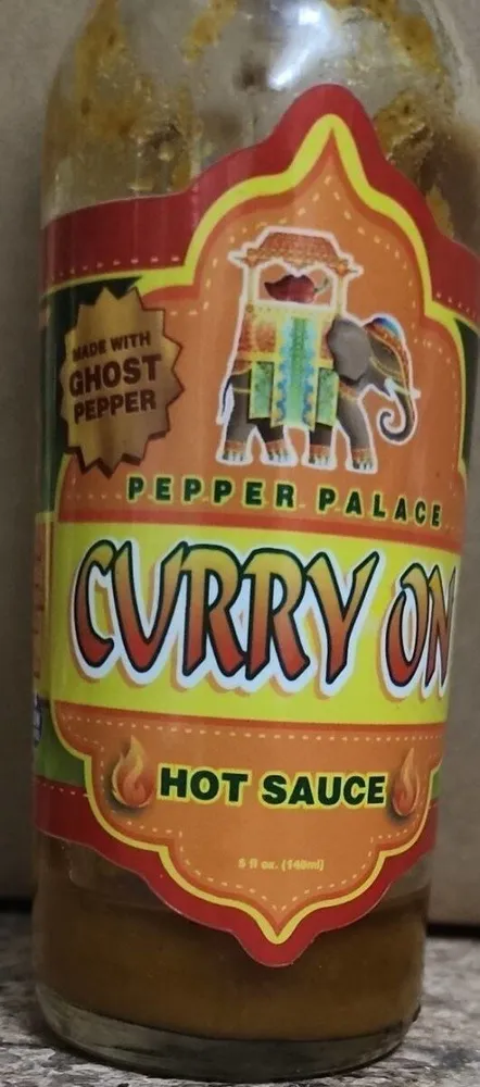 Pepper Palace Curry On Hot Sauce