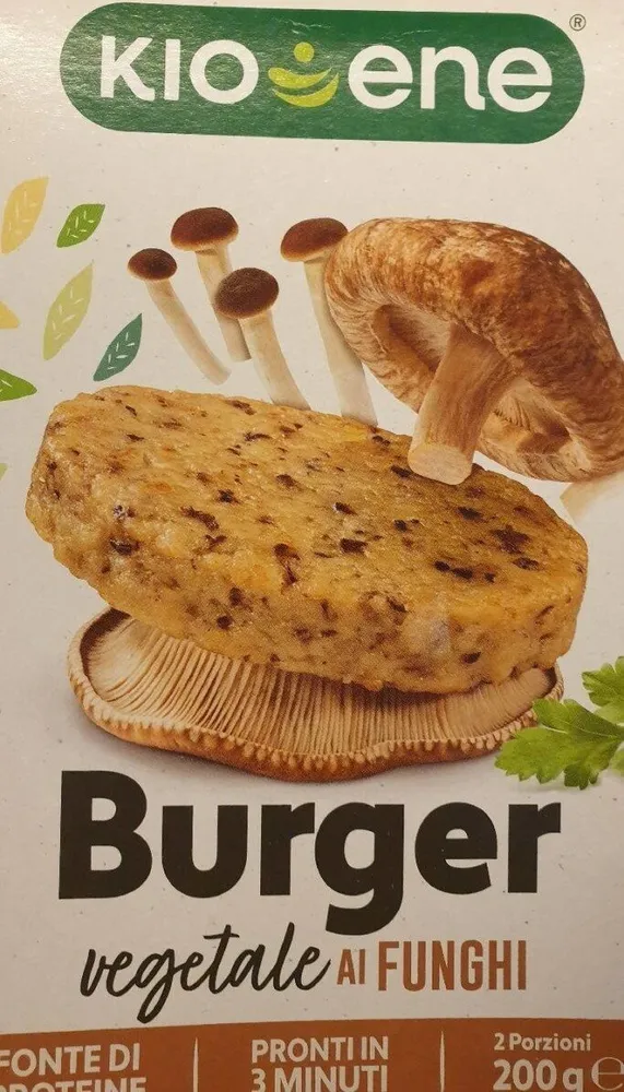 Burger vegetali ai funghi