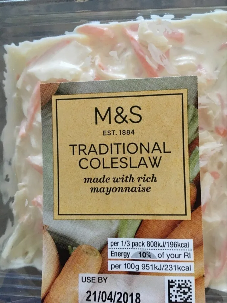 Traditional Coleslaw