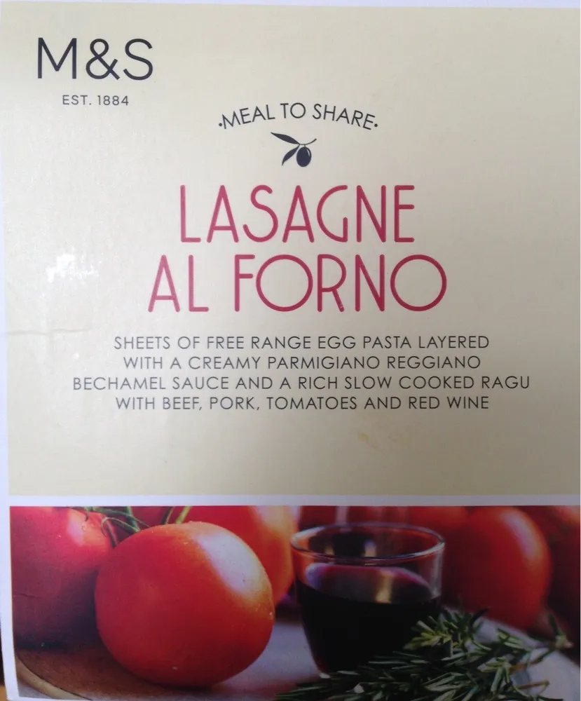 Lasagna al forno