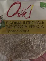 Piadina integrale biologica fresca