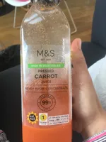Pressed carrot juice