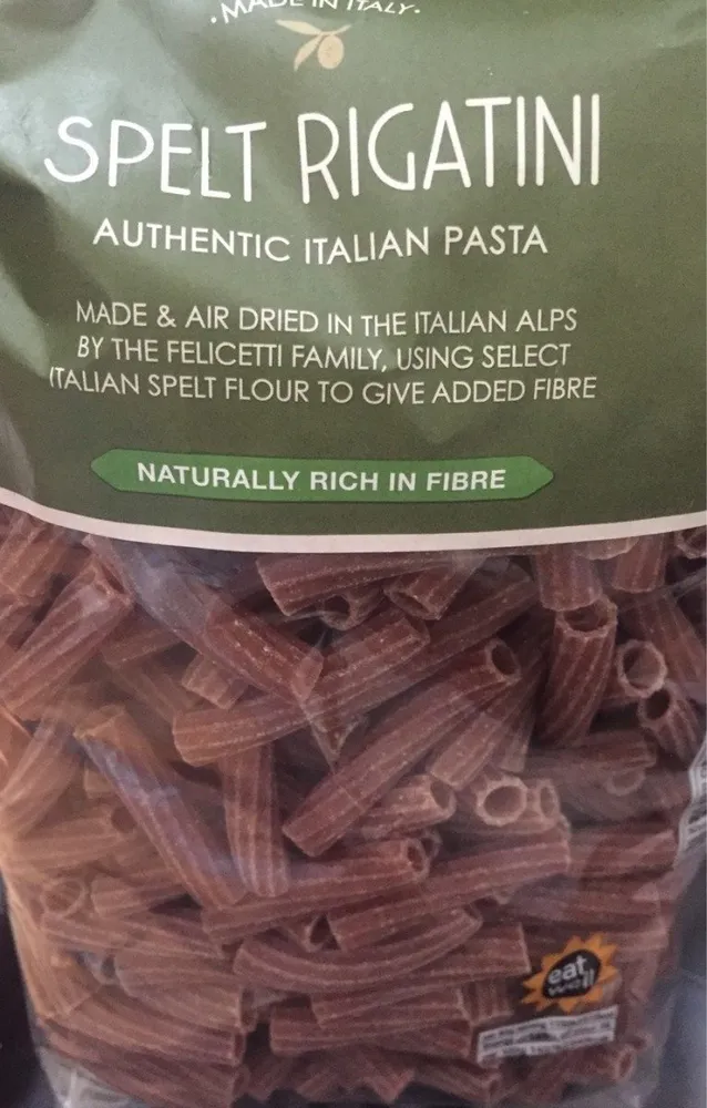 Spelt rigatini