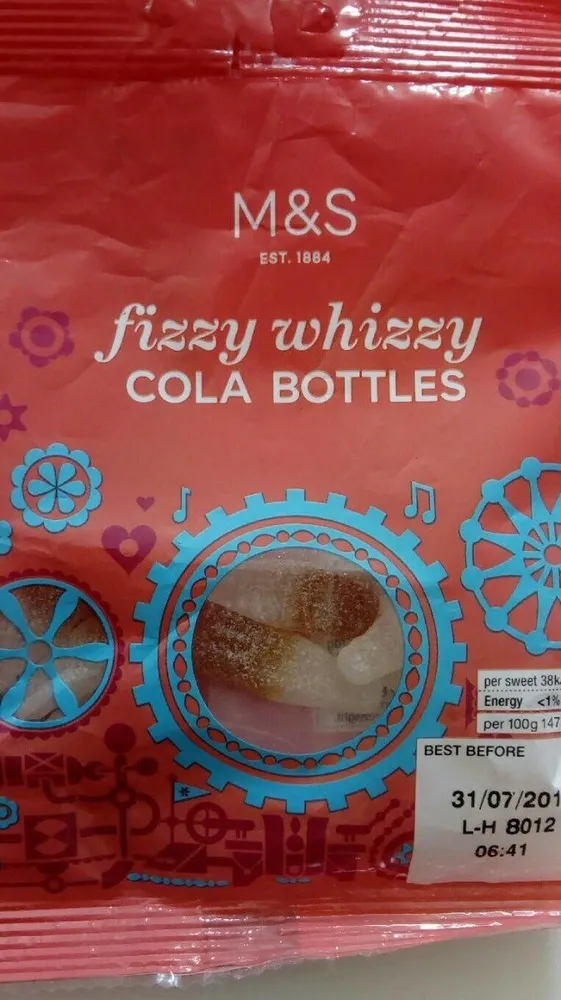 Fizzy whizzy Cola Bottles