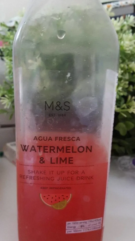 Agua fresca watermelon & lime