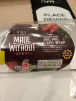 Piri piri chicken wrap