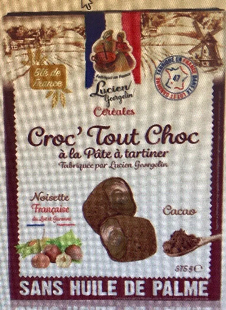 Céréales Croc’Choc à la pâte à tartiner