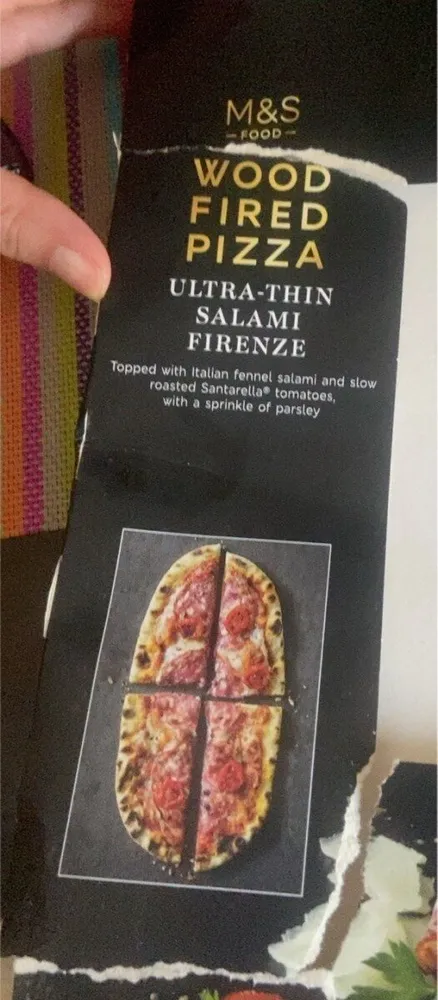 Wood fired pizza
