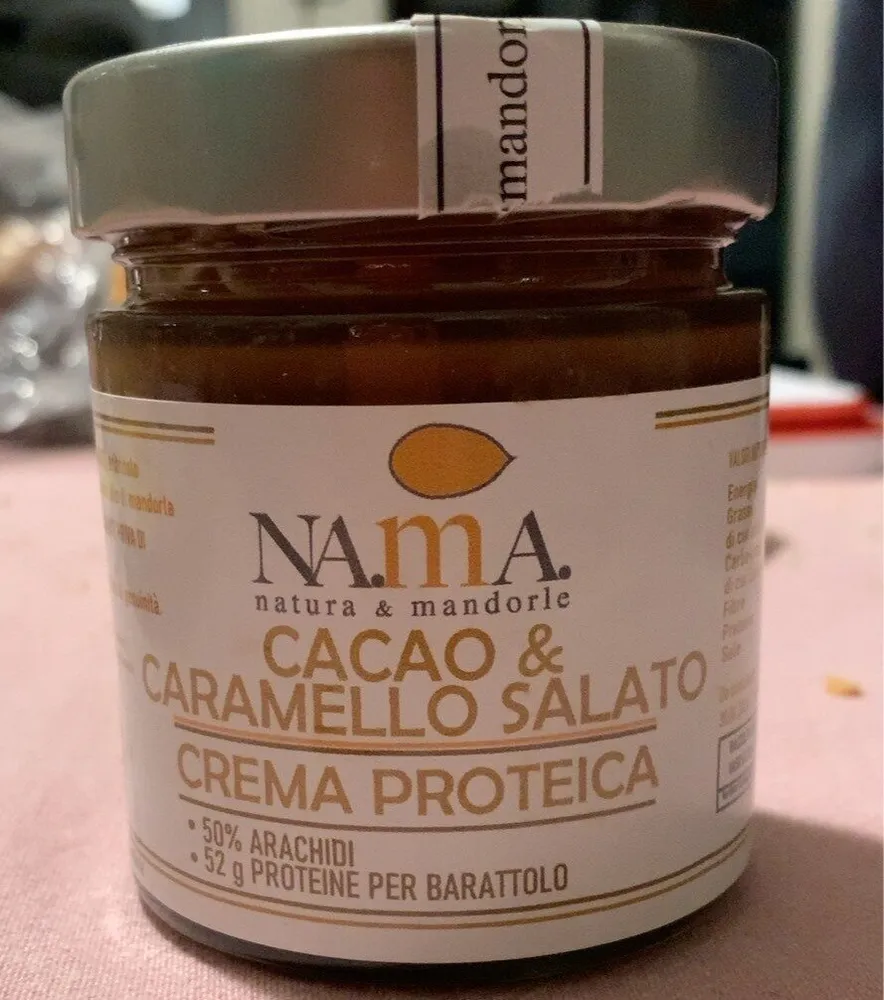 Cacao caramello salato crema proteica