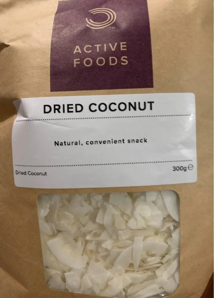 Dried coconut