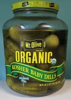 Organic kosher baby dills