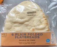 Plain Folded Flatbreads