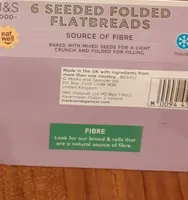6 Seeded Folded Flatbreads