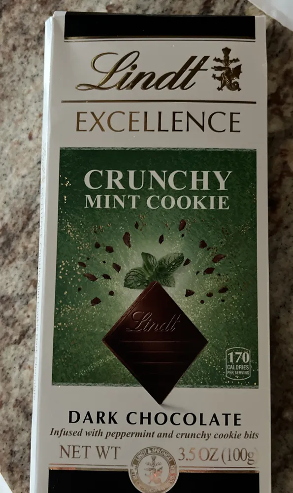 Crunchy mint chocolate