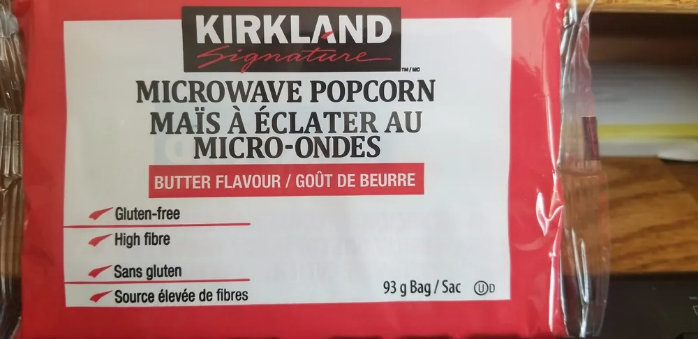Butter Flavour Microwave Popcorn