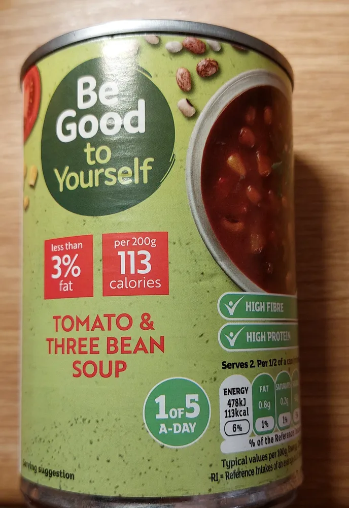 Tomato and Three Bean Soup