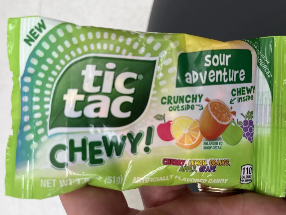 Chewy! Sour Adventure Cherry, Lemon, Orange, Apple, Grape