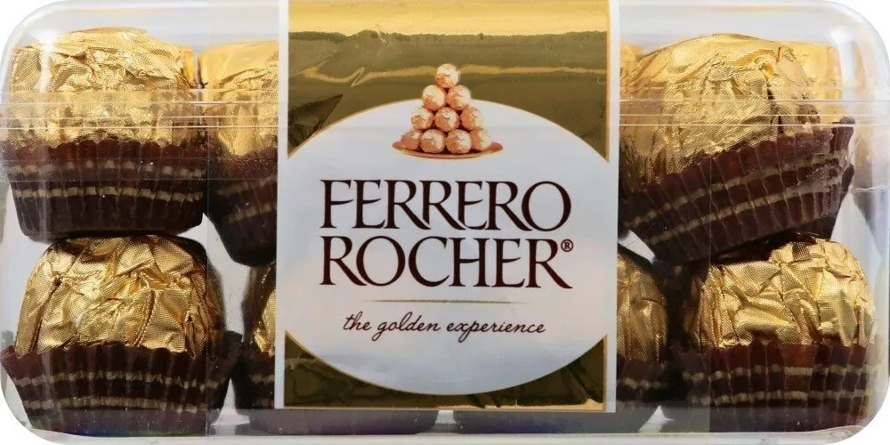 Fine hazelnut chocolates count gift box