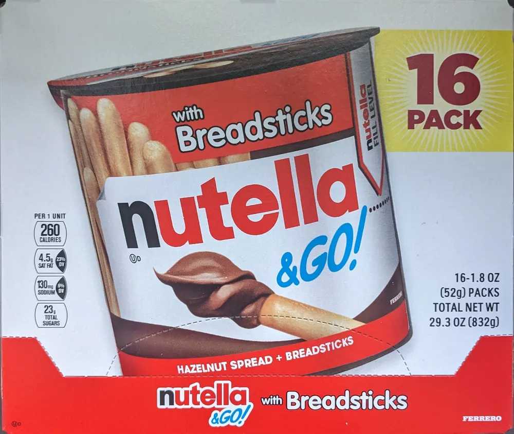 Hazelnut Spread + Breadsticks