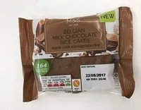 Belgian Milk Chocolate Rice Cakes