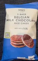 Belgian Milk Chocolate Rice Cakes