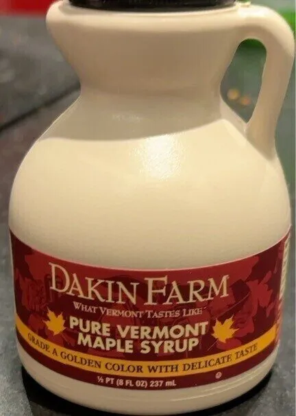 Pure Vermont Maple Syrup Grade A Golden Color with Delicate Taste