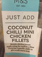 Coconut chilli mini chicken fillets