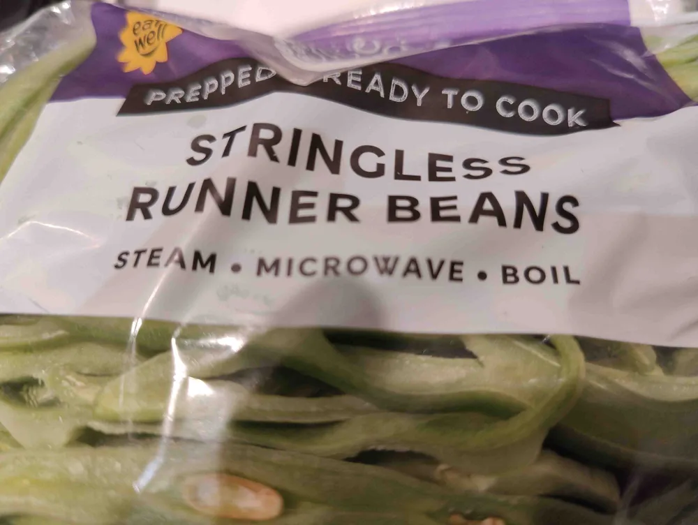 Stringless runner beans