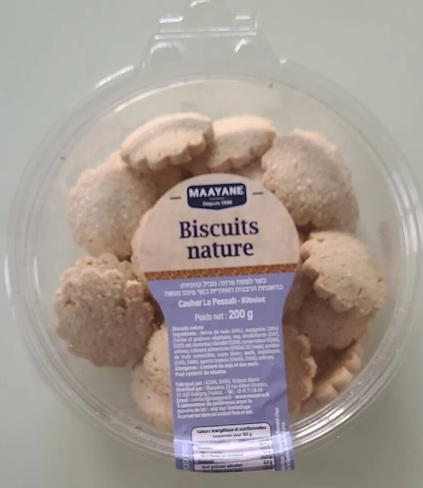 Biscuits nature