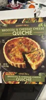 Broccoli cheddar cheese quiche