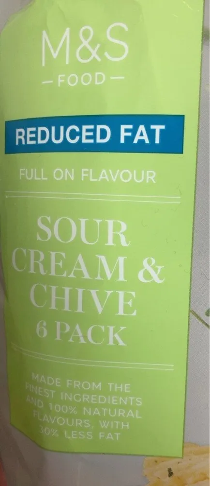 Reduced fat Sour Cream & Chice Crisps