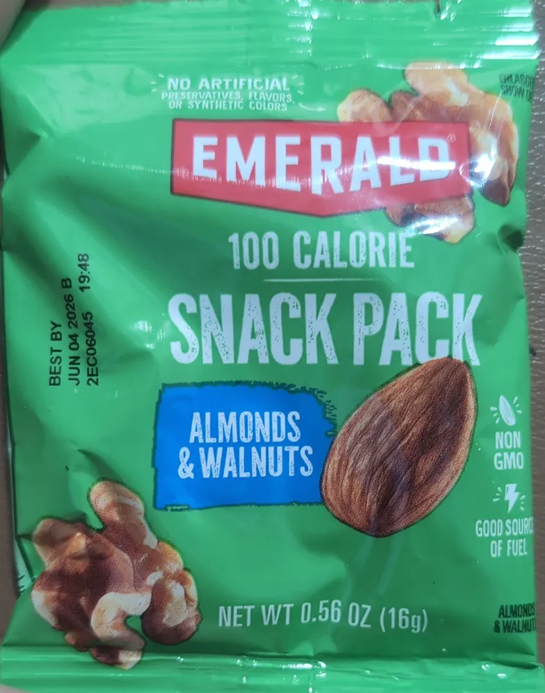 100 Calorie Snack Pack Almonds & Walnuts