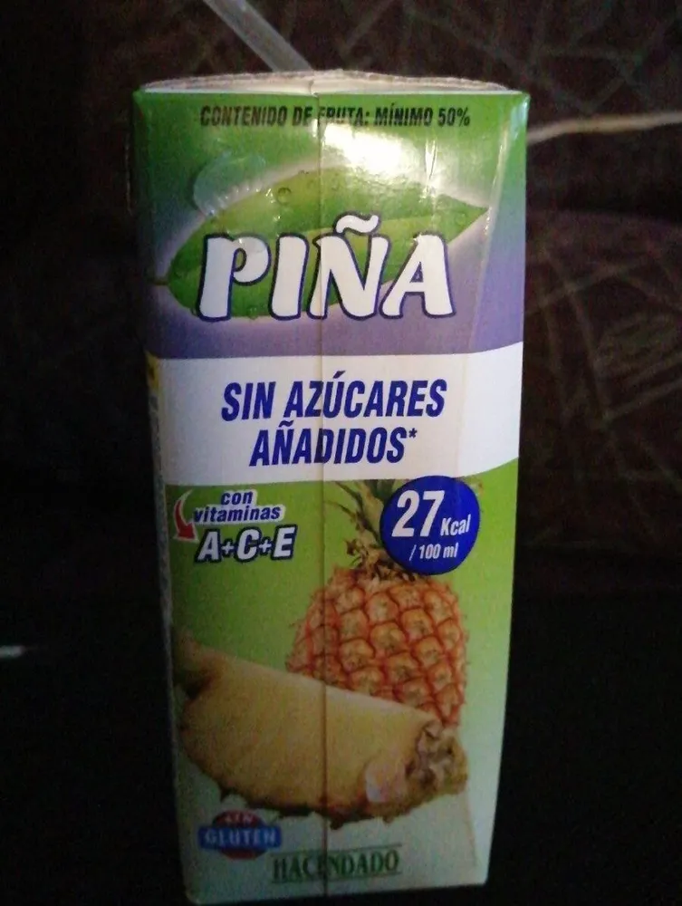 Zumo de piña