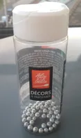 Décors perles argent