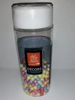Décor perles multicolores à parsemer