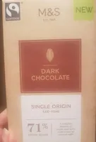 Dark chocolate single origin Sao Tome