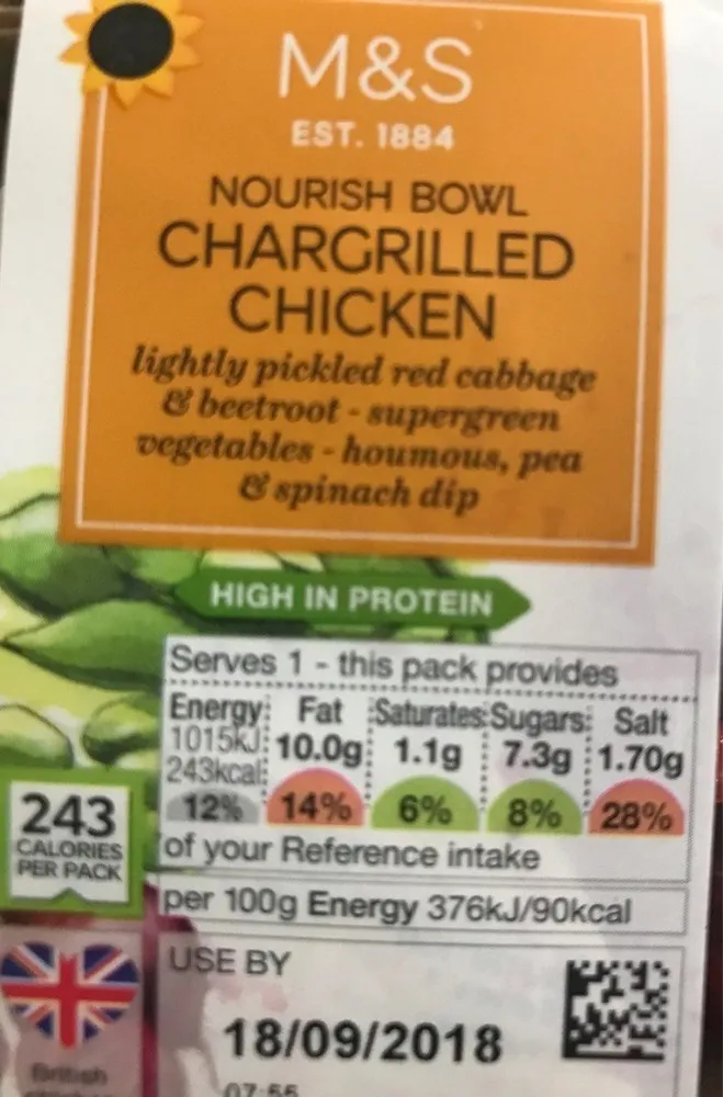 Chargrilled chicken