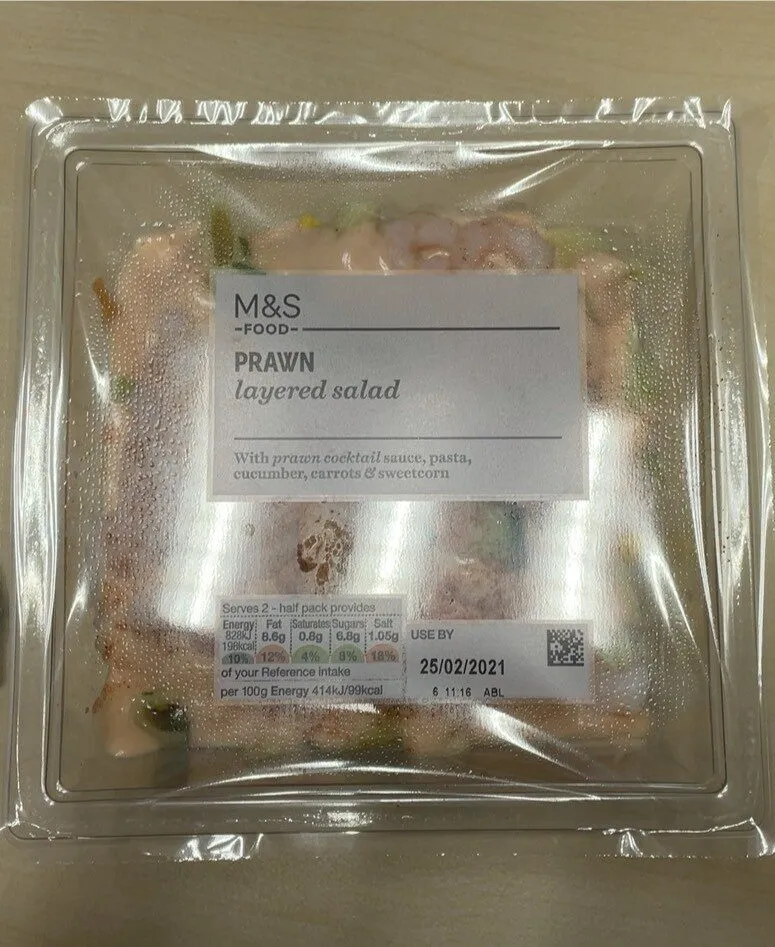 Prawn Layed Salad