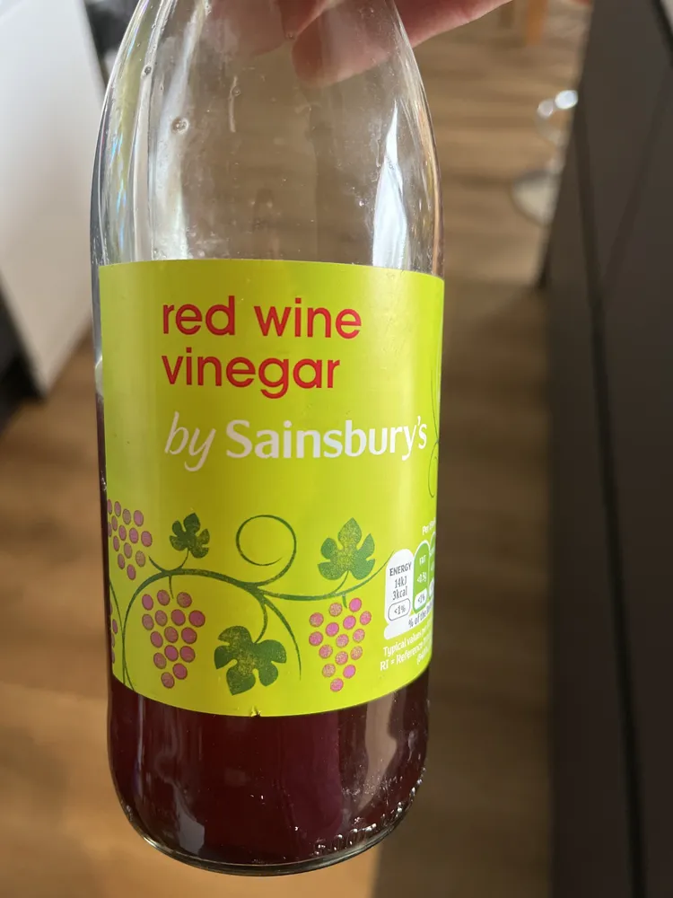 Sainsbury’s red wine vinegar