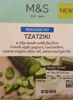 Reduced fat Tzatziki